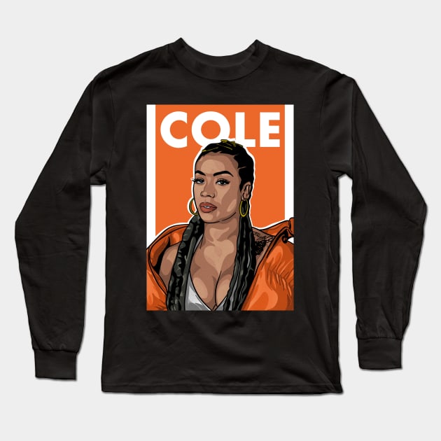 Keyshia Cole Long Sleeve T-Shirt by Rekayasabumi